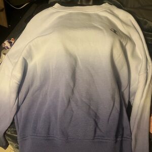 Ombré champion sweatshirt.